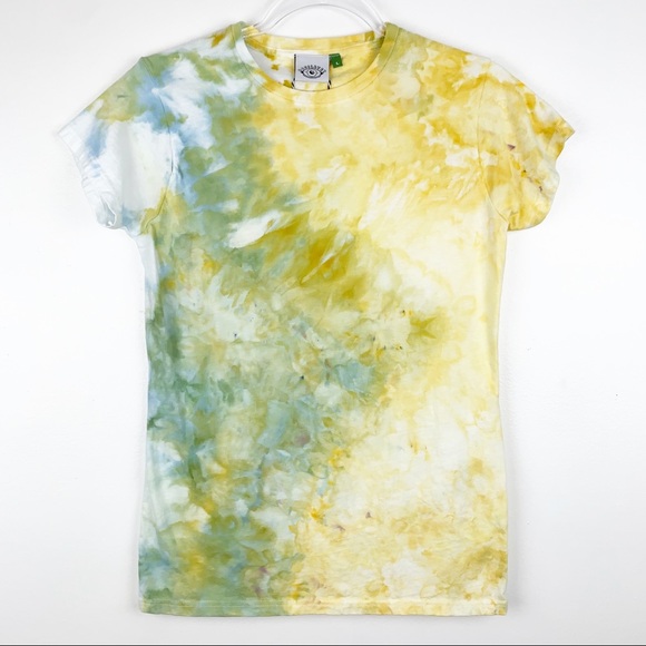 oscilatey Tops - The Sundrip Tie Dye Fitted Mini Tee